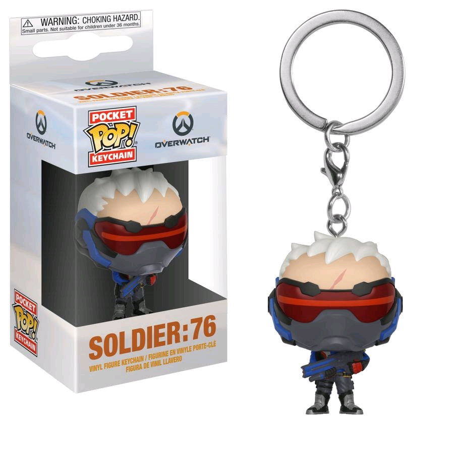 Overwatch - Soldier: 76 Pocket Pop! Keychain - Ozzie Collectables