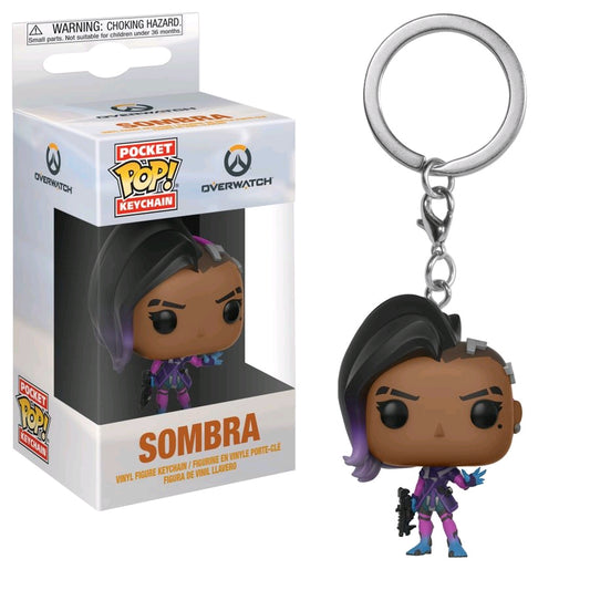 Overwatch - Sombra Pocket Pop! Keychain - Ozzie Collectables