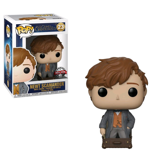 Newt in Suitcase - Fantastic Beasts 2: The Crimes of Grindelwald US Exclusive Pop! Vinyl #23 - Ozzie Collectables