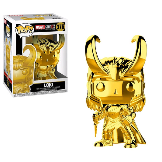 Marvel Studios 10th Anniversary - Loki Gold Chrome Pop! Vinyl - Ozzie Collectables