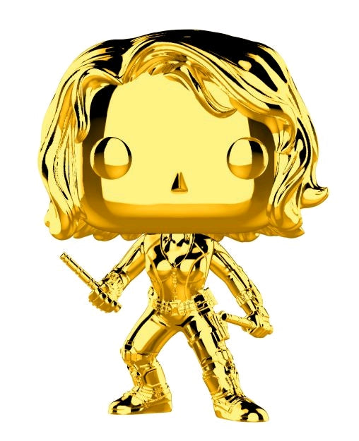 Marvel Studios 10th Anniversary - Black Widow Gold Chrome Pop! Vinyl - Ozzie Collectables