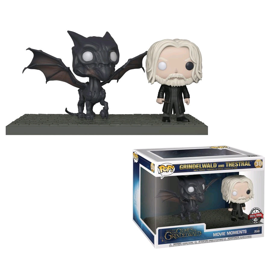 Fantastic Beasts 2: Crimes of Grindelwald - Grindelwald & Thestral Movie Moment Pop! Vinyl [RS - Ozzie Collectables