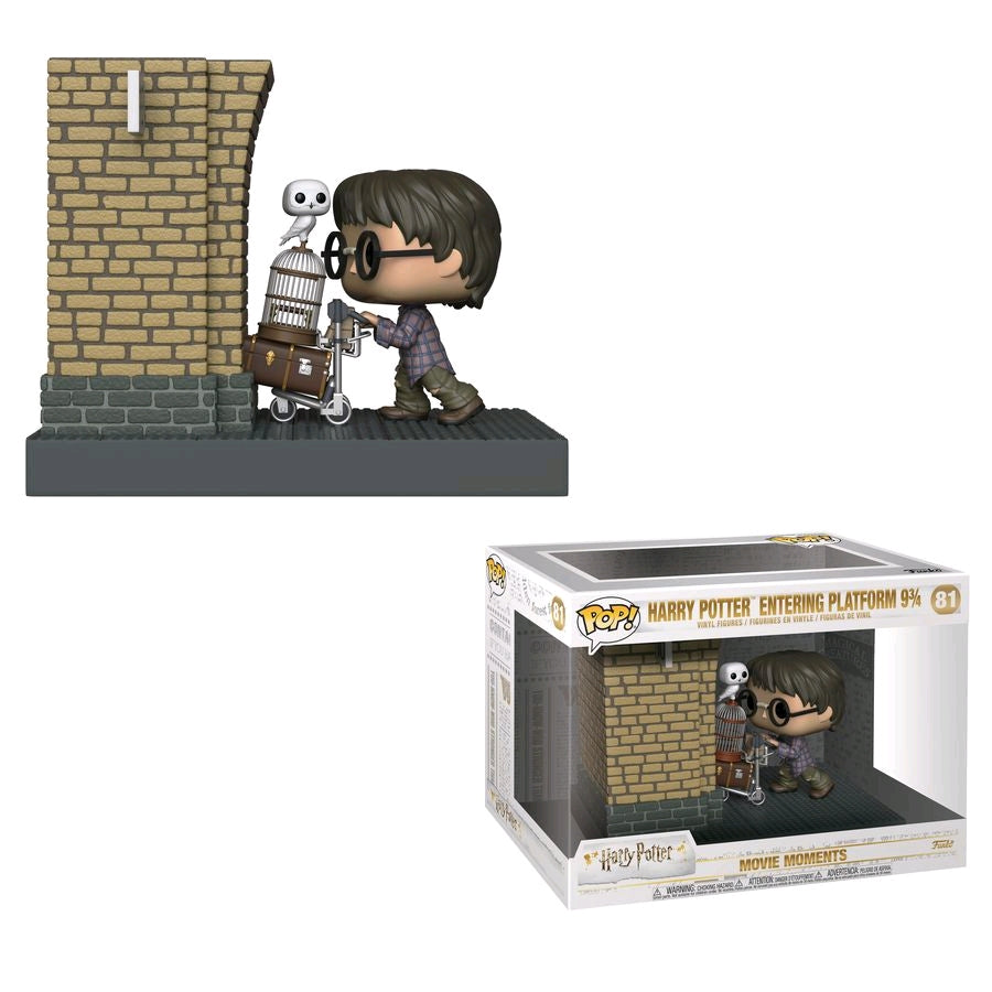 Harry Potter - Harry Potter Entering Platform 9 3/4 US Exclusive Movie Moments Pop! Vinyl - Ozzie Collectables