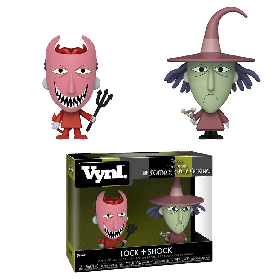 The Nightmare Before Christmas - Lock & Shock Vynl. - Ozzie Collectables