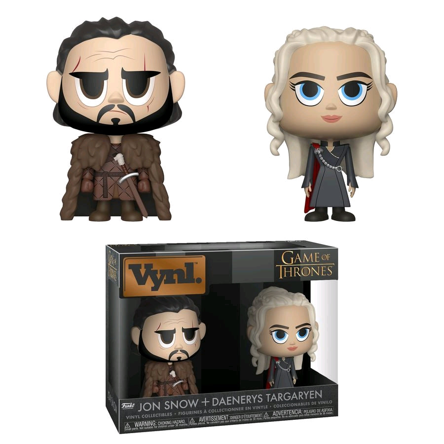 Game of Thrones - Jon Snow & Daenerys Targaryen Vynl. - Ozzie Collectables