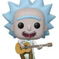 Rick and Morty - Tiny Rick with Guitar US Exclusive Pop! Vinyl - Ozzie Collectables