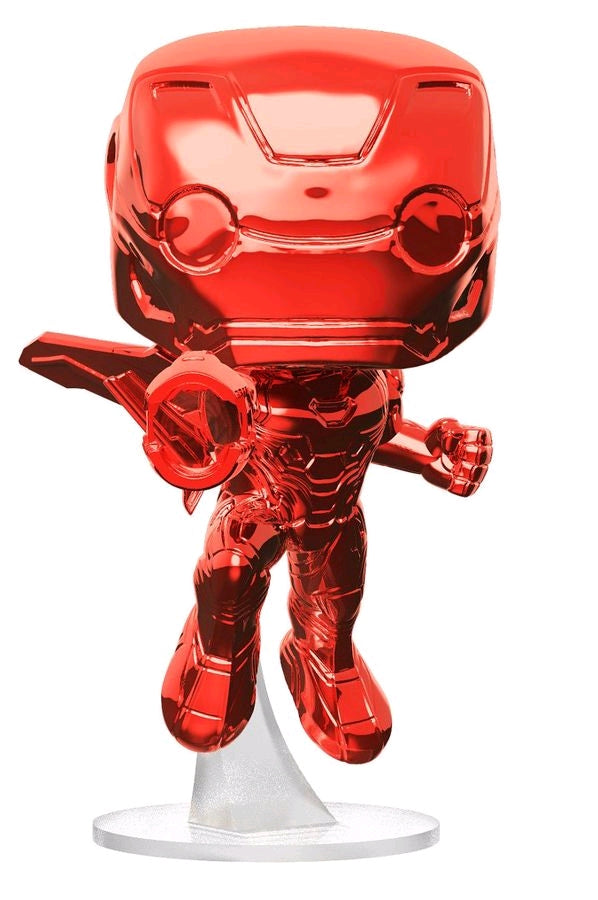 Avengers 3: Infinity War - Iron Man Red Chrome US Exclusive Pop! Vinyl - Ozzie Collectables