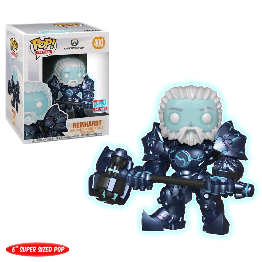 Overwatch - Coldhardt Reinhardt Glow in the Dark 6" Pop! Vinyl 2018 New York Fall Convention Exclusive - Ozzie Collectables