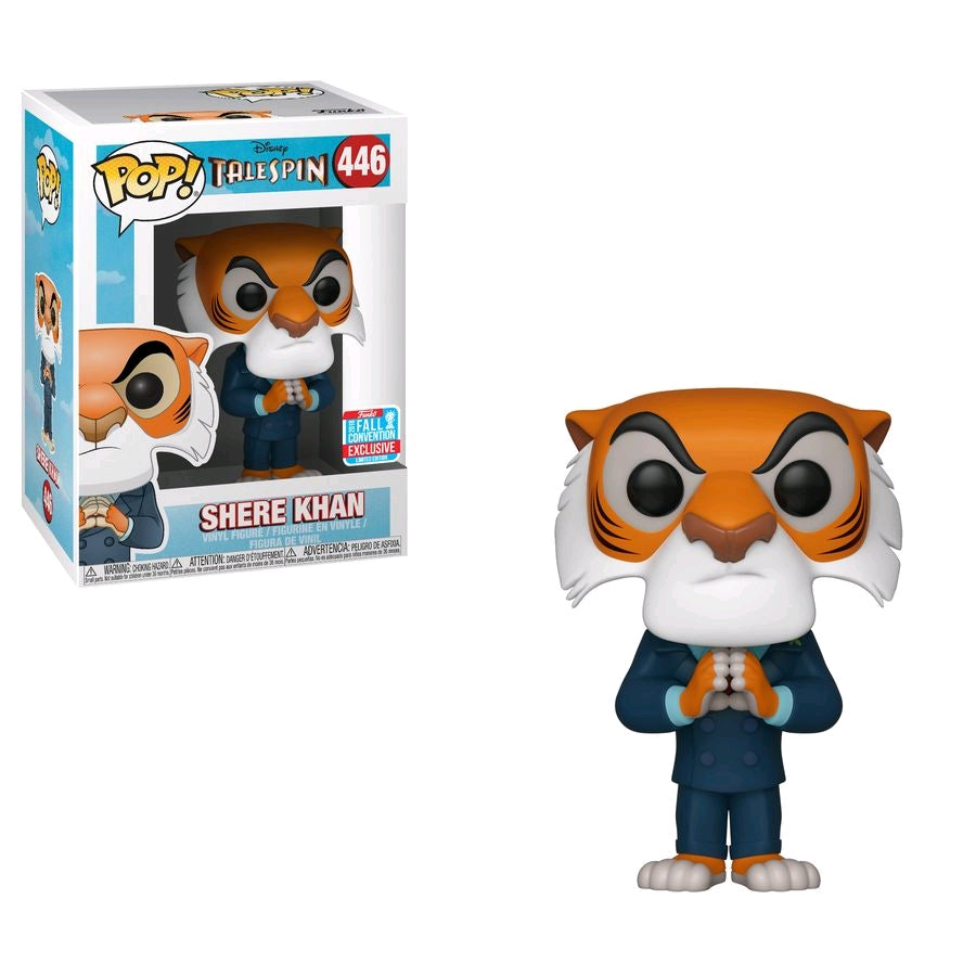 TaleSpin - Shere Khan with Hands Together Pop! Vinyl 2018 New York Fall Convention Exclusive - Ozzie Collectables