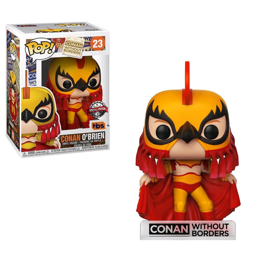 Conan O'Brien - Conan Luchador US Exclusive Pop! Vinyl - Ozzie Collectables