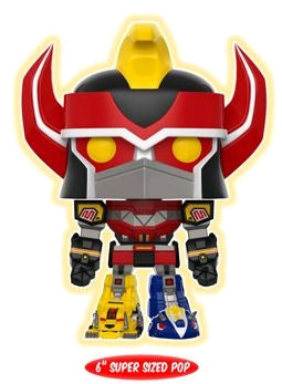 Power Rangers - Megazord Glow US Exclusive 6" Pop! Vinyl - Ozzie Collectables