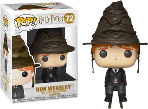 Harry Potter - Ron Wealey with Sorting Hat US Exclusive Pop! Vinyl #72 - Ozzie Collectables