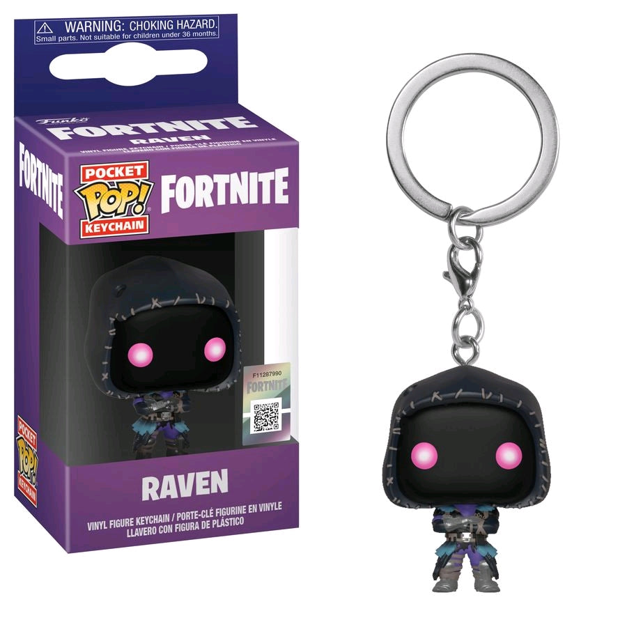 Fortnite - Raven Pocket Pop! Keychain - Ozzie Collectables