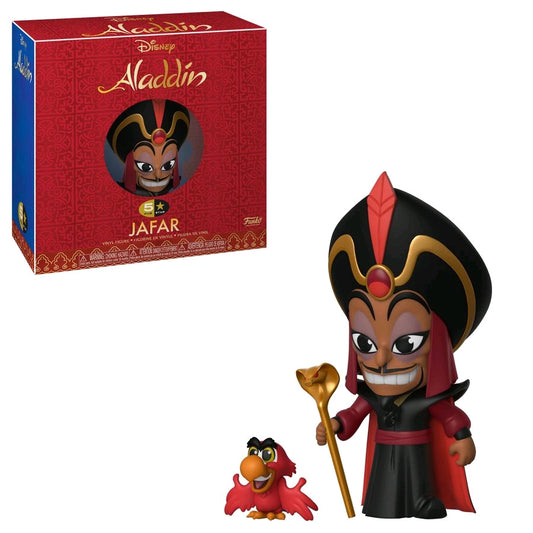 Aladdin - Jafar with Iago 5-Star Vinyl Figure - Ozzie Collectables