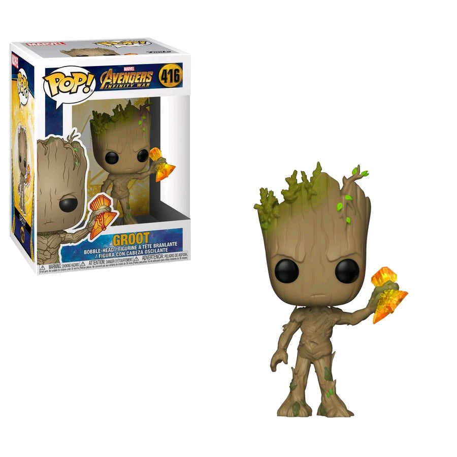 Avengers 3: Infinity War - Groot with Stormbreaker Pop! Vinyl - Ozzie Collectables