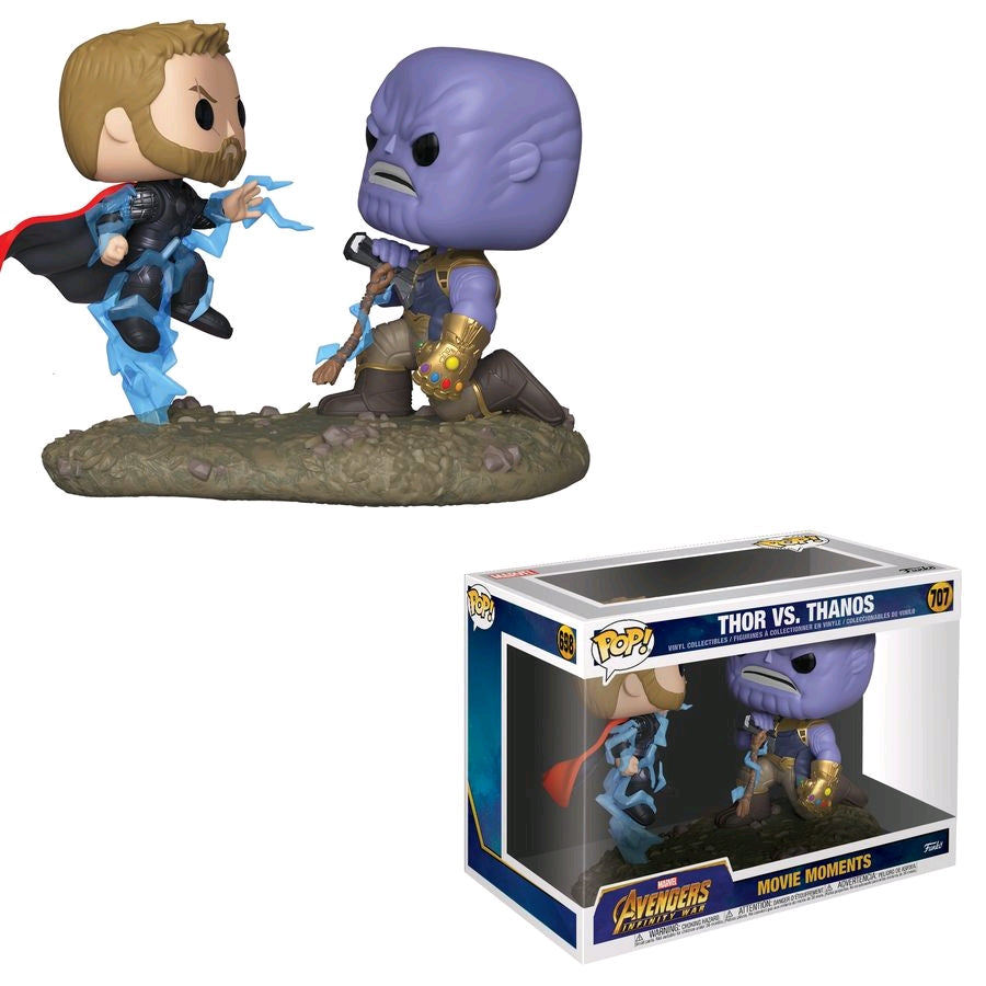 Avengers 3: Infinity War - Thor vs Thanos Movie Moment Pop! Vinyl - Ozzie Collectables