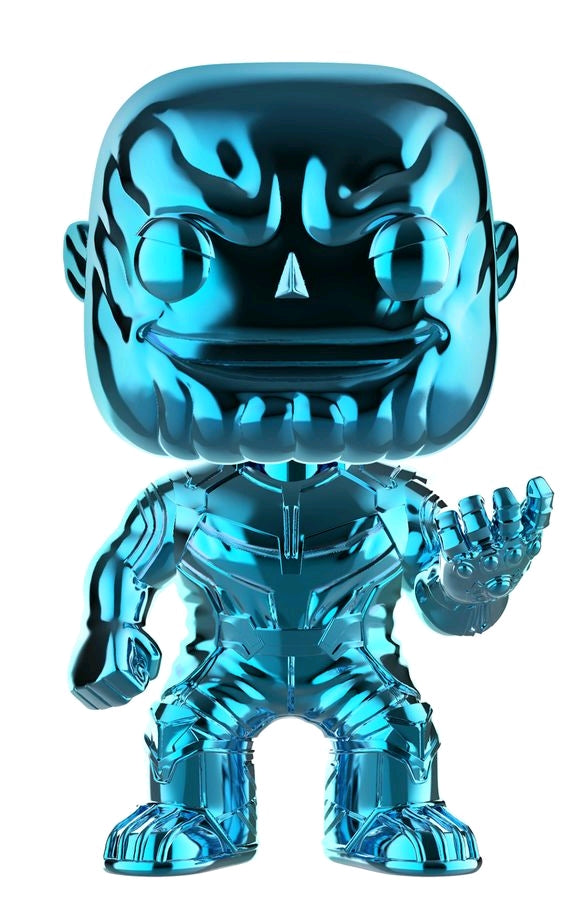 Avengers 3: Infinity War - Thanos Blue Chrome US Exclusive Pop! Vinyl - Ozzie Collectables