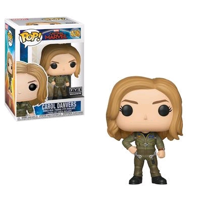 Captain Marvel - Carol Danvers Flight Suit US Exclusive Pop! Vinyl - Ozzie Collectables