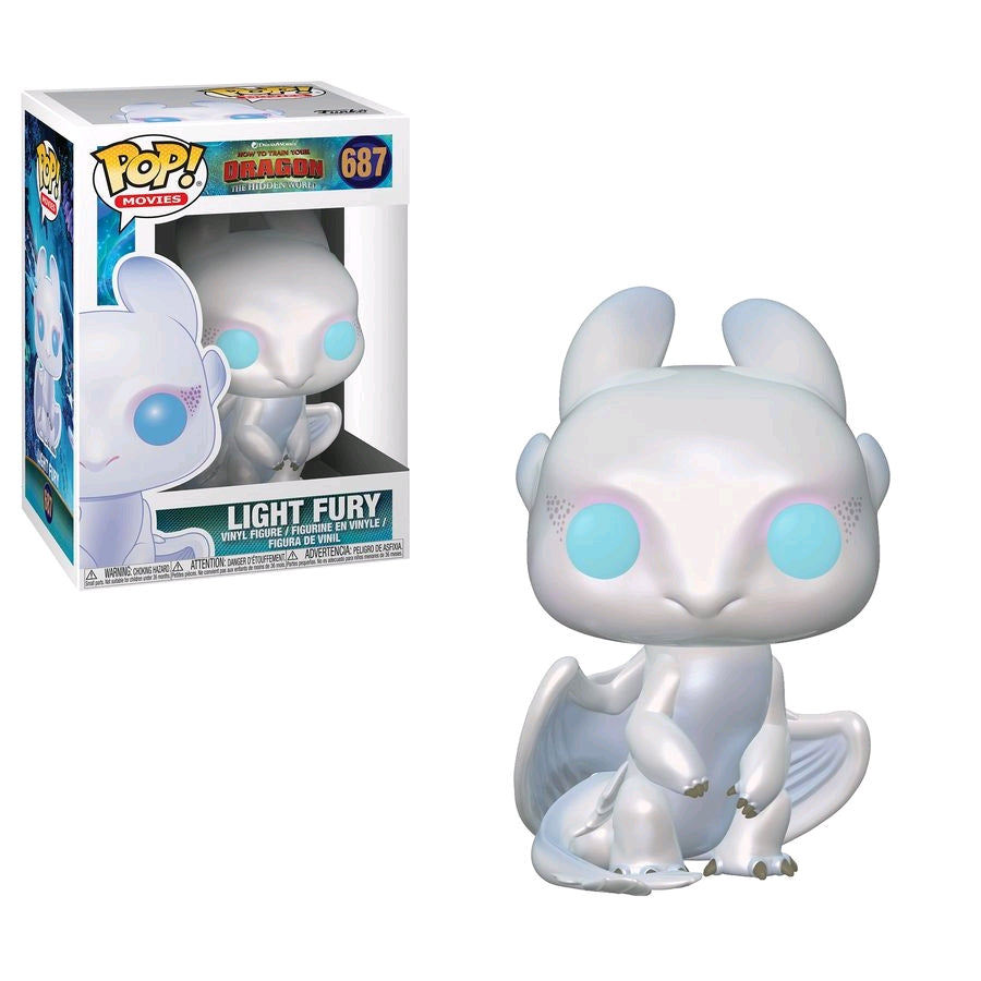 How to Train Your Dragon 3: The Hidden World - Light Fury Pop! Vinyl - Ozzie Collectables