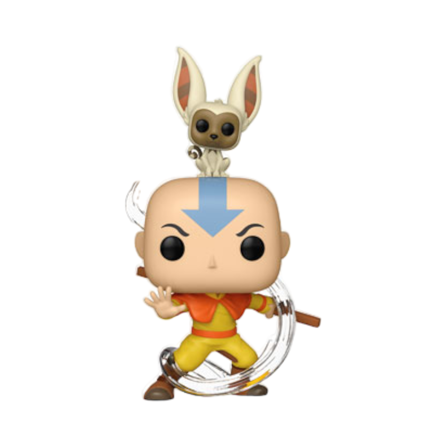 Avatar The Last Airbender - Aang with Momo Pop! Vinyl
