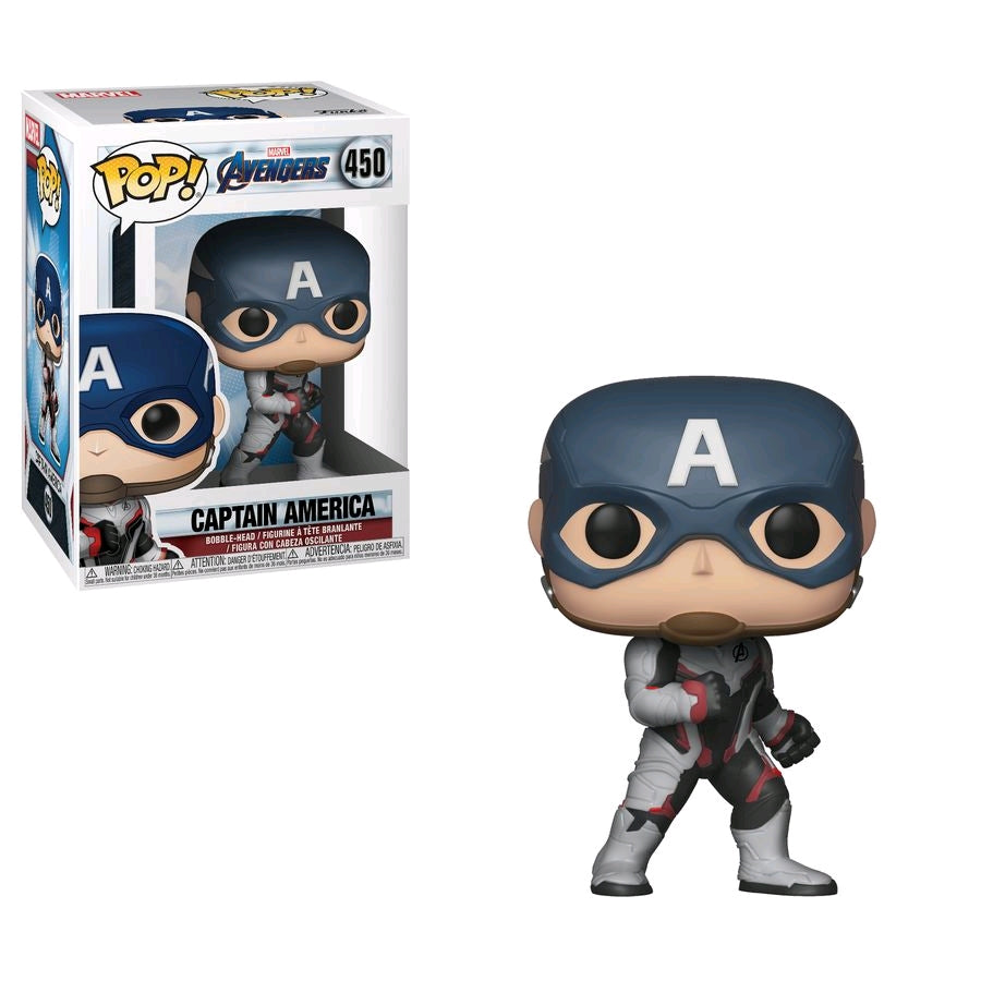 Avengers 4: Endgame - Captain America (Team Suit) Pop! Vinyl - Ozzie Collectables