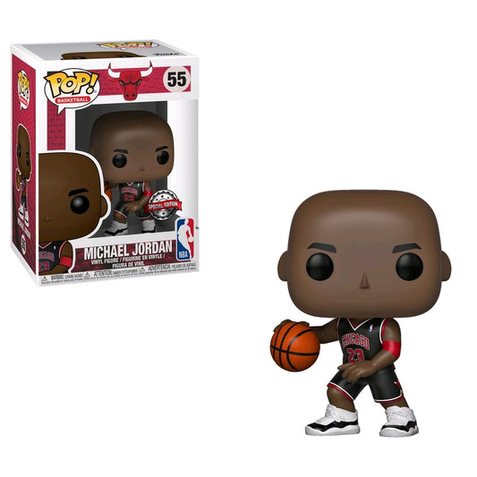 NBA: Bulls - Michael Jordan (Black Uniform) US Exclusive Pop! Vinyl - Ozzie Collectables