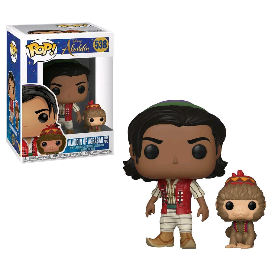 Aladdin (2019) - Aladdin of Agrabah with Abu Pop! Vinyl - Ozzie Collectables