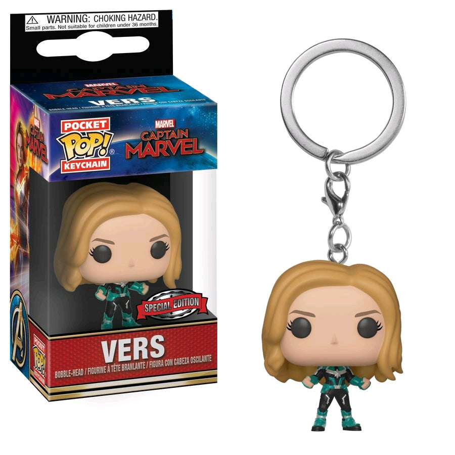 Captain Marvel - Vers US Exclusive Pop! Keychain - Ozzie Collectables