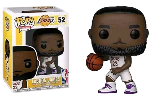 NBA: Lakers - Lebron James (White Uniform) Pop! Vinyl - Ozzie Collectables