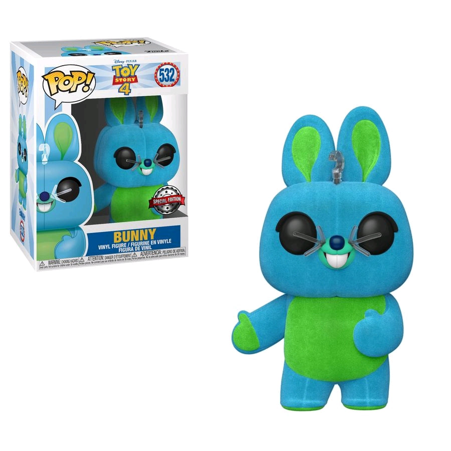 Toy Story 4 - Bunny Flocked US Exclusive Pop! Vinyl - Ozzie Collectables