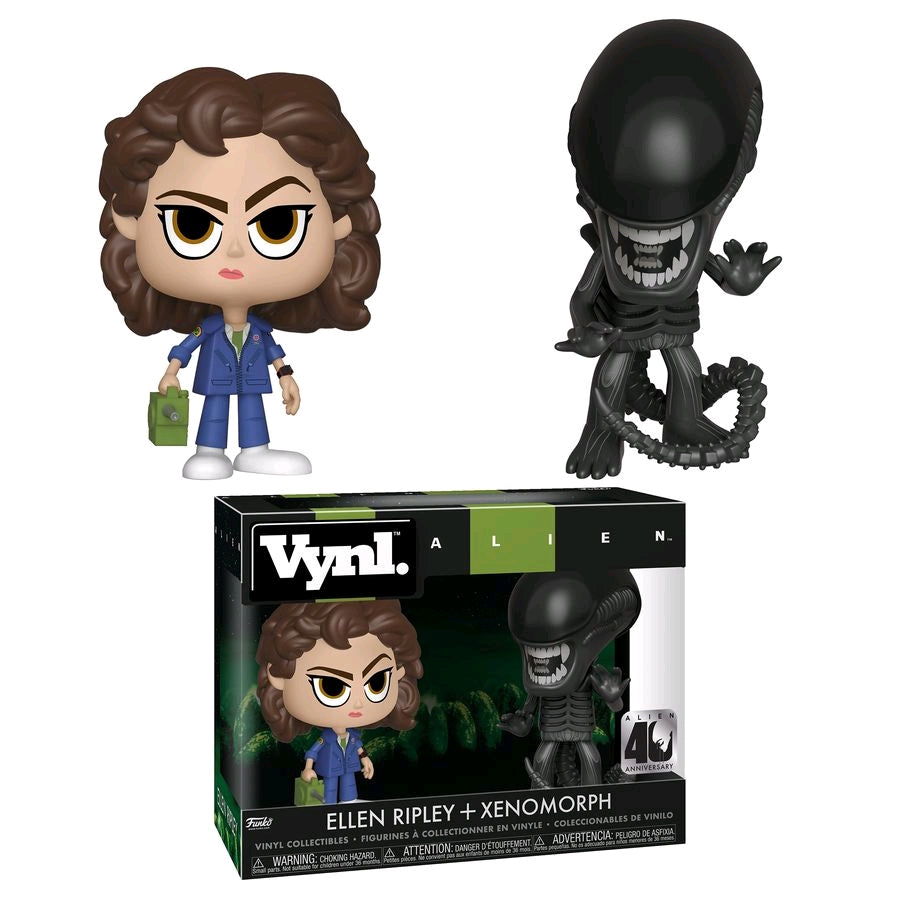 Alien - Xenomorph & Ripley 40th Anniversary Vynl. - Ozzie Collectables