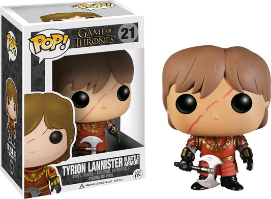 Game of Thrones - Tyrion Lannister in Battle Armor Pop! Vinyl - Ozzie Collectables