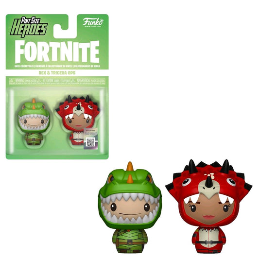 Fortnite - Rex & Tricera Ops Pint Size Hero 2-pack - Ozzie Collectables