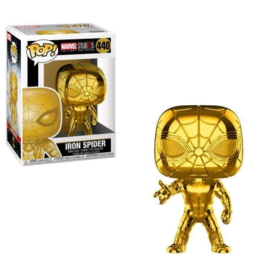 Marvel Studios 10th Anniversary - Iron Spider Gold Chrome Pop! Vinyl - Ozzie Collectables
