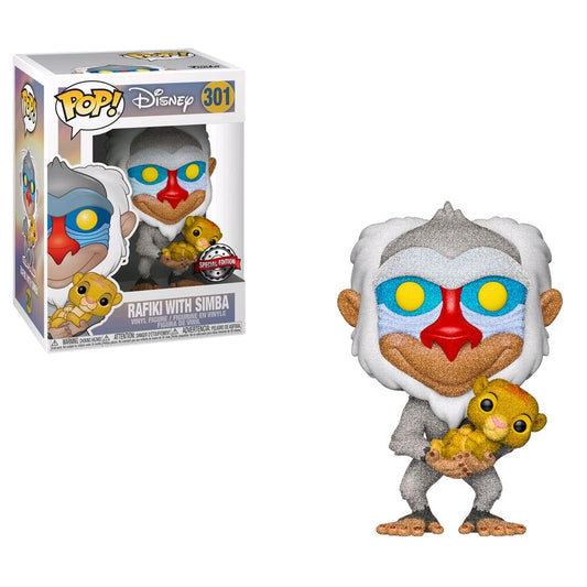 Lion King - Rafiki Diamond Glitter US Exclusive Pop! Vinyl - Ozzie Collectables