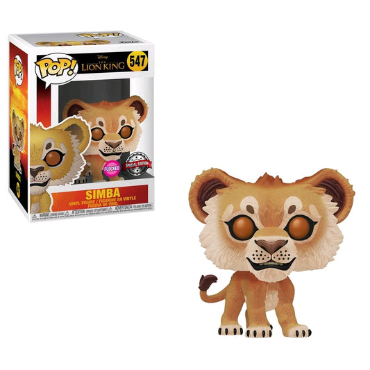 Lion King (2019) - Simba Flocked US Exclusive Pop! Vinyl - Ozzie Collectables