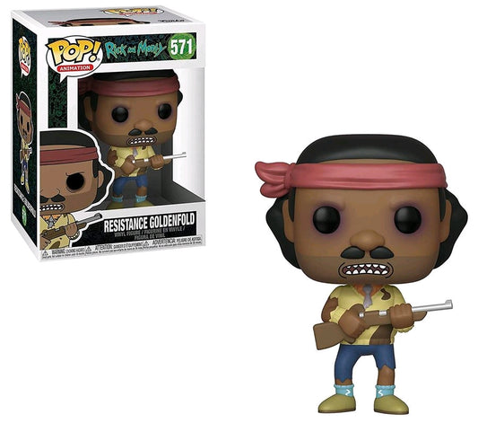 Rick and Morty - Mr Goldenfold Freedom Fighter Pop! Vinyl - Ozzie Collectables