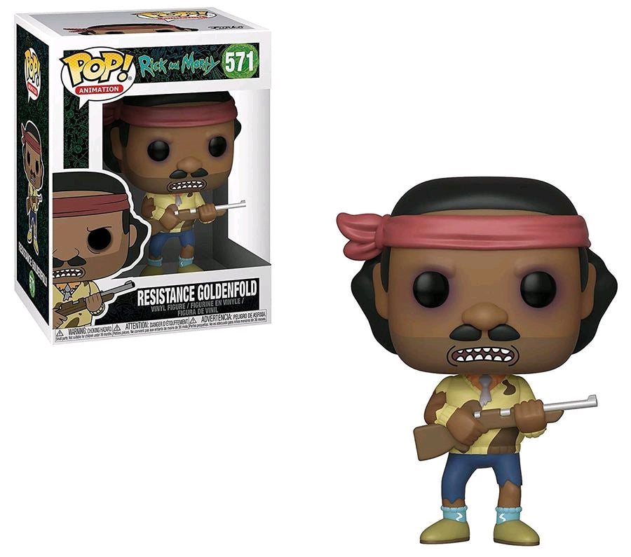 Rick and Morty - Mr Goldenfold Freedom Fighter Pop! Vinyl - Ozzie Collectables