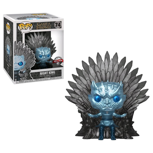 Game of Thrones - Night King Throne Metallic US Exclusive Pop! Deluxe - Ozzie Collectables