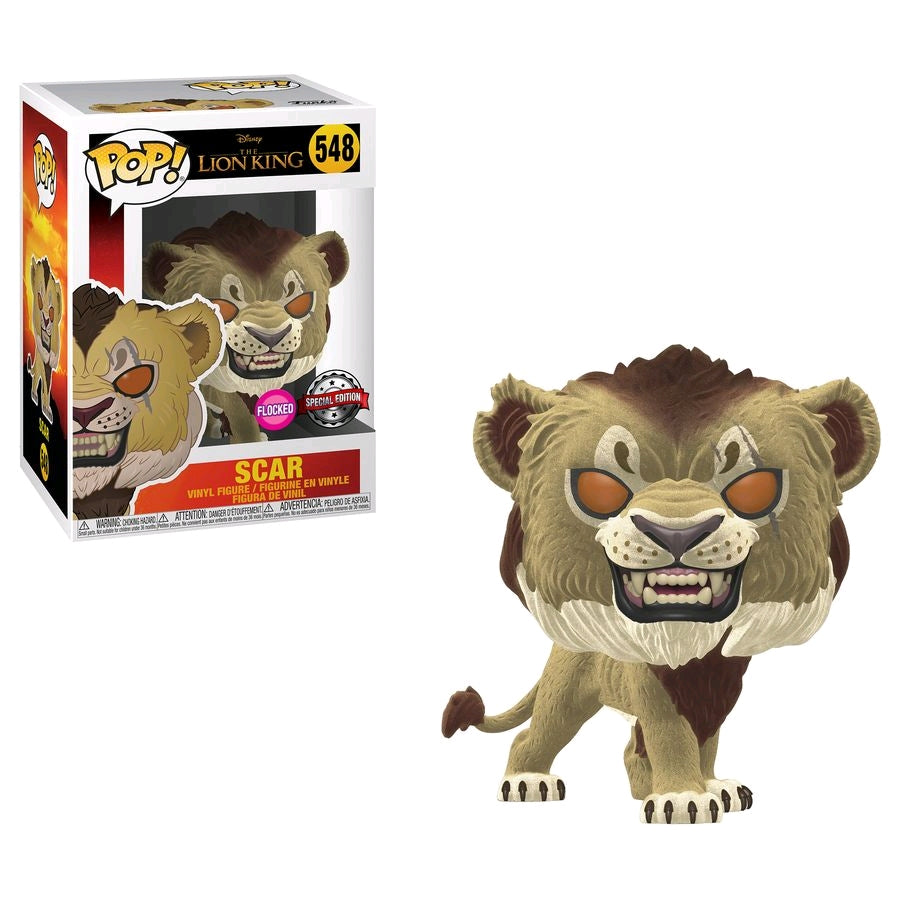Lion King (2019) - Scar Flocked US Exclusive Pop! Vinyl - Ozzie Collectables