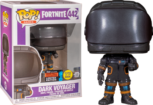 Fortnite - Dark Voyager Glow in the Dark 2019 NYCC Exclusive Pop! Vinyl #442