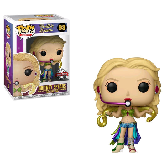 Britney Spears - Britney Spears Slave 4U Metllaic US Exclusive Pop! Vinyl - Ozzie Collectables