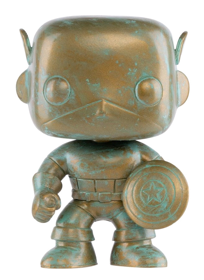 Captain America - Marvel 80th Anniversary Patina US Exclusive Pop! Vinyl - Ozzie Collectables