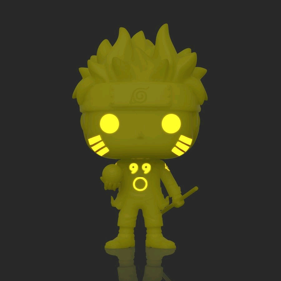 Naruto - Naruto Six Path Yellow Glow US Exclusive Pop! Vinyl - Ozzie Collectables