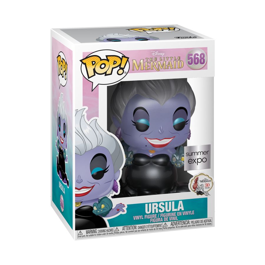 Little Mermaid - Ursula with Eels Metallic Pop! Vinyl - Ozzie Collectables