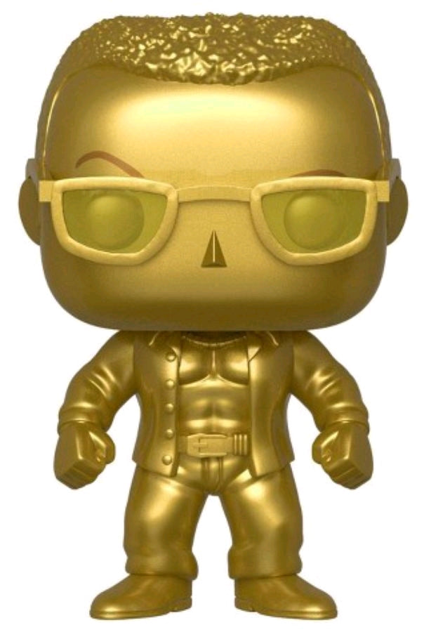 WWE - The Rock Gold Metallic US Exclusive Pop! Vinyl - Ozzie Collectables