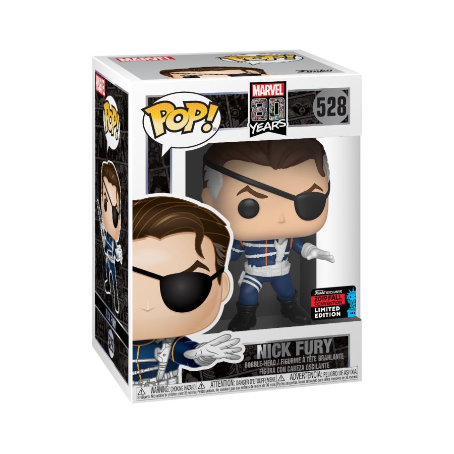 Marvel - Nick Fury 1st Appearance 80th Anniversary NYCC 2019 US Exclusive Pop! Vinyl - Ozzie Collectables