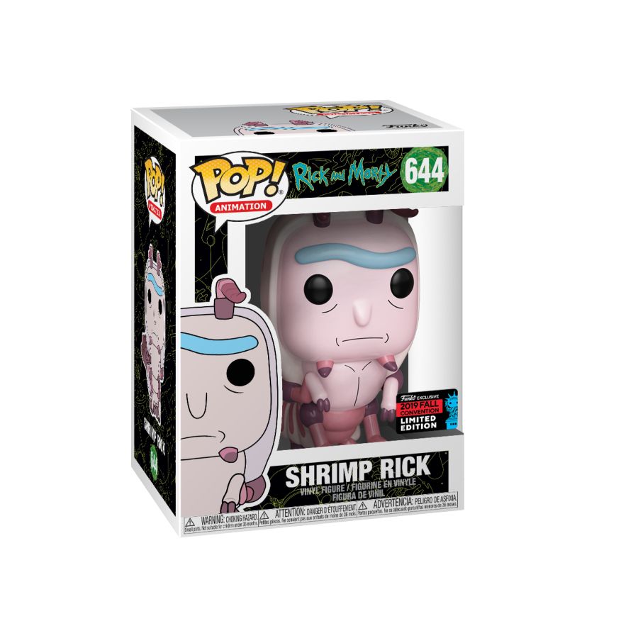 Rick and Morty - Shrimp Rick NYCC 2019 Exclusive Pop! Vinyl - Ozzie Collectables