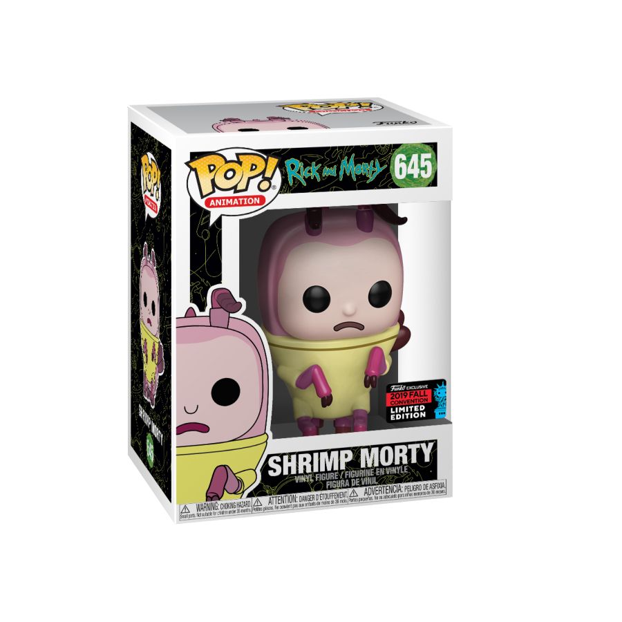 Rick and Morty - Shrimp Morty NYCC 2019 Exclusive Pop! Vinyl - Ozzie Collectables