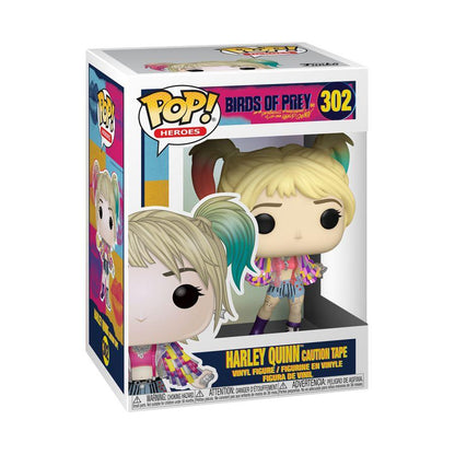 Birds of Prey - Harley Quinn Caution Tape Jacket Pop! Vinyl - Ozzie Collectables